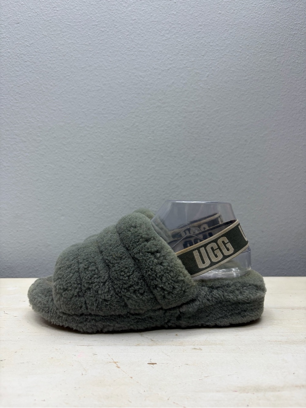 Ugg Grey Oh Year SlingBack Sandals Size 8